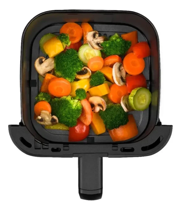 Air Fryer Elgin Quad Fry preparando alimentos na cozinha