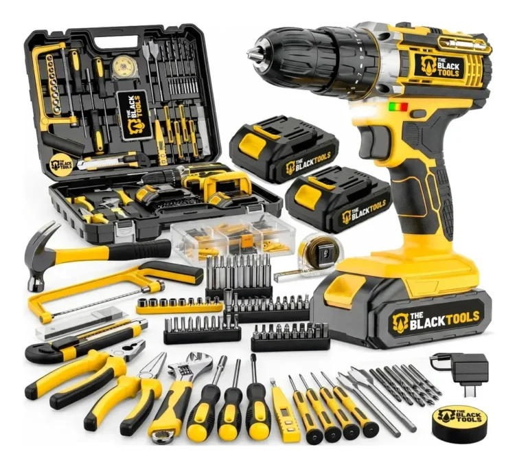 Parafusadeira The Black Tools TBKIT17: 147 peças fazem diferença? 2 Parafusadeira The Black Tools TBKIT17 com maleta e acessorios