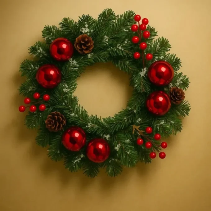 Guirlanda Natalina Decorada: como transformar a porta de entrada com um enfeite clássico 2 guirlanda natalina decorada porta