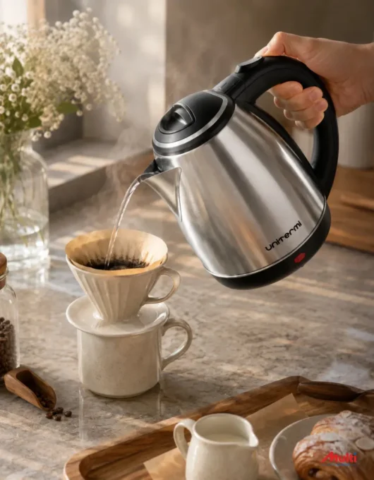 Chaleira Unitermi Atacama servindo agua quente para cafe 1