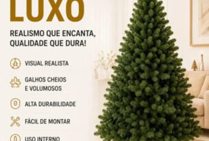 Árvore de Natal 480 Galhos de 180cm em estilo pinheiro