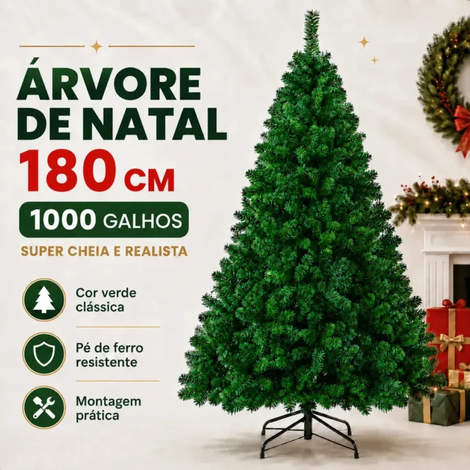 Árvore de Natal Atelier Enovelada 1,80m