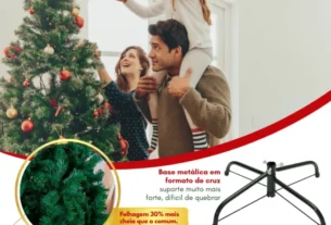 Árvore de Natal Enfance 1,80m com 850 Galhos