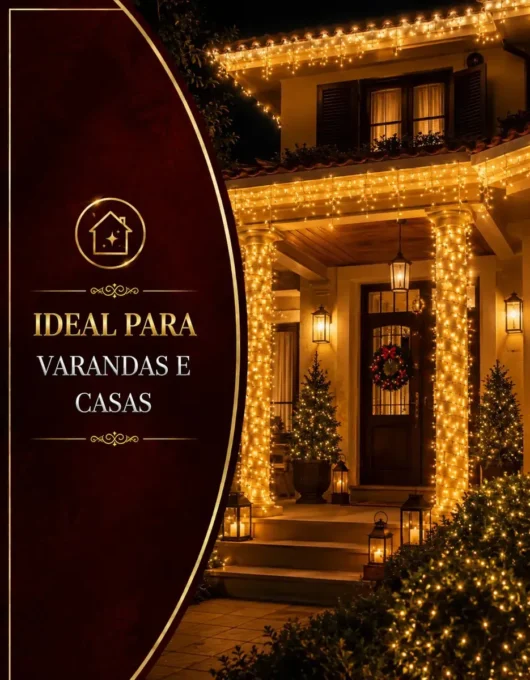 cordao natal strobo 1600 leds detalhes