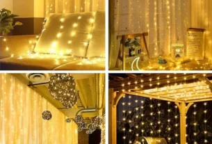 cortina luz 300 leds 3x3m